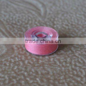 L Type Colored Plastic Side Prewound Bobbin Thread