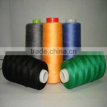 100% polyester/cotton sewing thread in cone/spool/tube