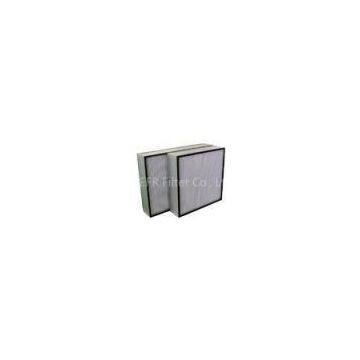 Waterproofed fiberglass paper 305 * 610 * 50mm HEPA Box Filters for hospital  terminal filtration