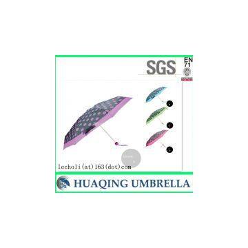 LF-016  5 folding 8k windproof lady umbrella