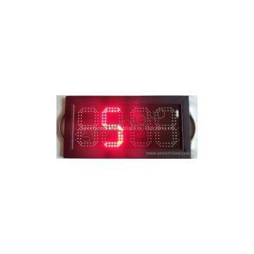 Over time for football electronic substitution board