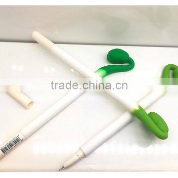 Creative Cute Novel Bean Sprout Shape Gel Pen Gift for School Kids photo-3