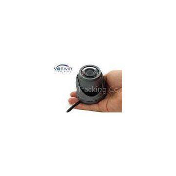 Black 12V Security Car Dome Camera / Front View Car Reverse Camera
