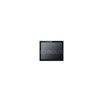 IP65 17 Inch Industrial LCD Monitor Vga Black High Resolution