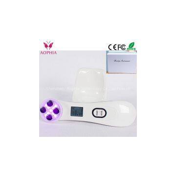 Home Use Portable RF/EMS and 6 Colors LED Light Therapy Beauty Machine