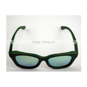 custom high quality oak wood sunglasses natural wooden sunglasses bamboo colorful lenses sunglasses lz0407r