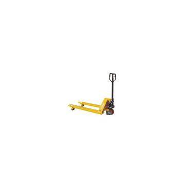 Hand pallet  truck with long forks