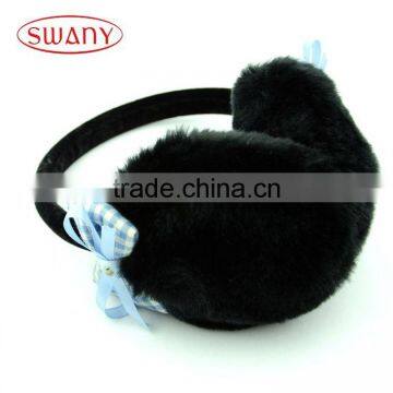 Various size durable pink fluff children earmuff