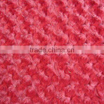 Rounded PV Plush knitting fabric