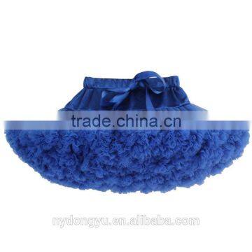 blue tulle princess tutu pettiskirt/blue shell 30 color women mesh princess dress/ dancing pettiskirt