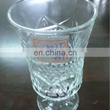 12 pcs cutting glass cup