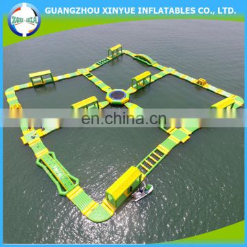 2017 hot sale commercial use giant inflatable water park