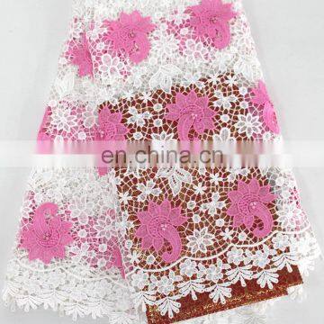 Swiss Cord Lace African Cord French Tulle Lace Fabric photo-5
