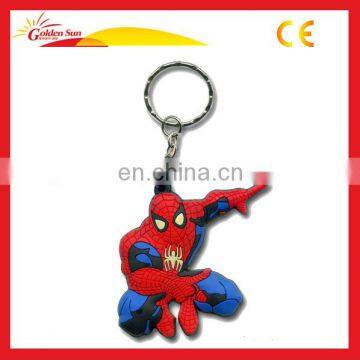 Cartoon PVC Soft Rubber Cheap Survival Monkey Fist Keyring