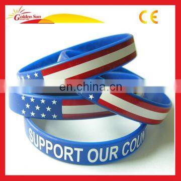 Best Promotion Custom Silicone Animal Print Slap Bracelet