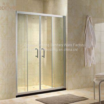 Tempered Glass Aluminum Frame Shower Screen