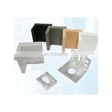 Clear Wall adhesive acrylic display shelf bracketChina furniture hardware fittings plastic brackets for shelf