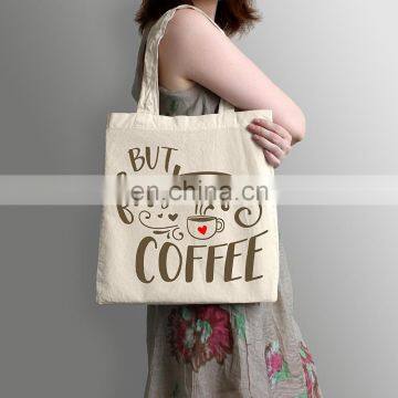 Natural Cotton Canvas Tote Bag 12 Oz Reusable Ideal for Groceries and Shopping