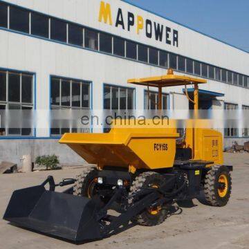 MD10 1.5ton site dumper,tracked dumper