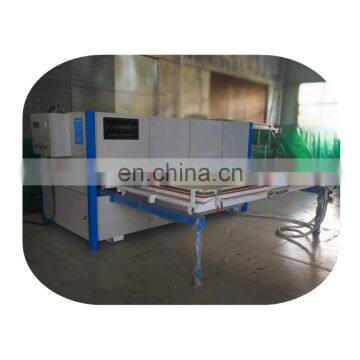 Automatic wood grain printing transfer machine for doors