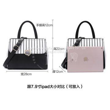 2019 New Shoulder Bag Female Bag Diagonal Across Europe and the United States Tide Fashion Color Commuter Bag photo-4