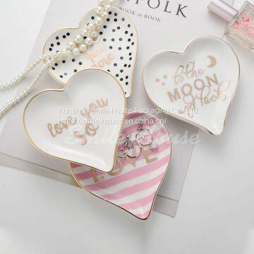 Pink Color Ceramic Decoration Plates for Party photo-3