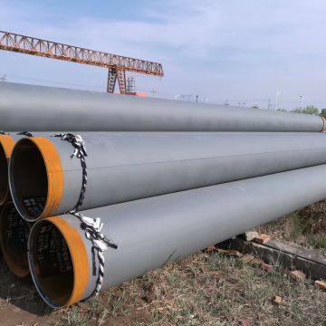 Anticorrosion Round Welded Steel Pipe 3pe/fbe Coating  Conveying Fluid Petroleum Gas Oil