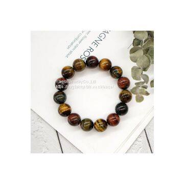 Multi colour tiger eye bracelet natural crystal bracelets