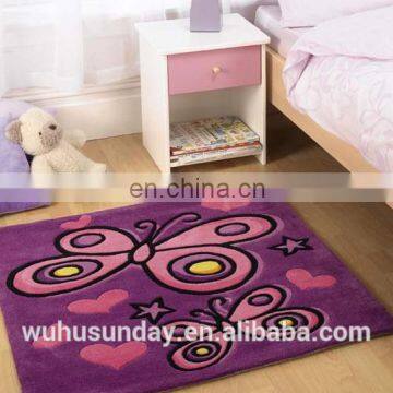 Kids Handtufted Carpet in Tianjin factory for home decor