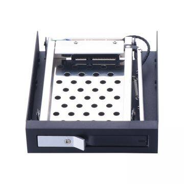 Unestech ST2513 2.5in to 3.5in Floppy Drive SATA Tray-less SSD Hdd Mobile Rack for Locking Design 2.5in Drive Enclosure