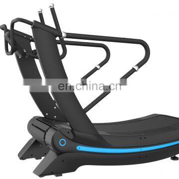 Wholesale Woodway Gym Equipment Commercial Motorized Treadmill Machine Running Machine Curve Treadmill photo-2