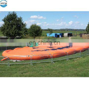 Outdoor Game Inflatable Pumpkin Jumping Pad, Inflatable Jumping Air Bag, Inflatable Pumpkin Jump Bouncy Patch