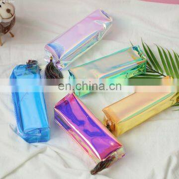 Laser Transparent Nail Brush Bag Manicure Nail Art Tool