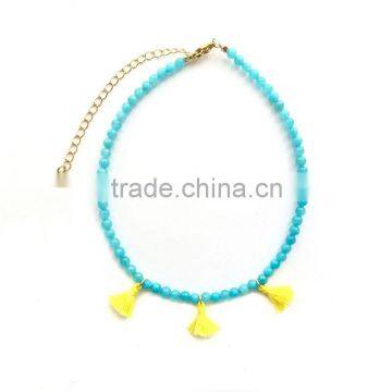 DC03-20 hot new products for 2016 wholesale vintage tassel necklace