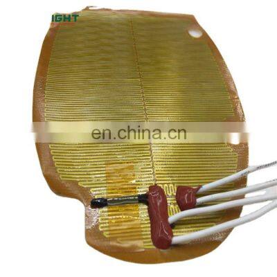 Flexible 3d printer Polyamide film heater with 3M back adhesive