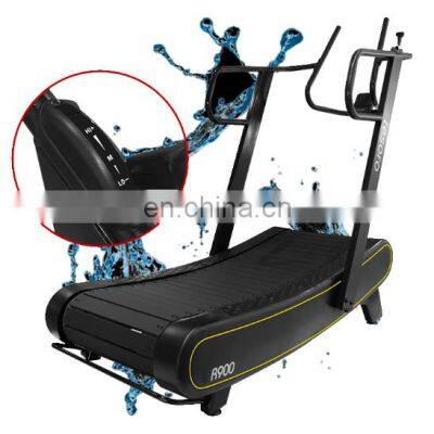 low price green running machine from China High-intensity Interval Training exercise equipment Curved treadmill & air runner