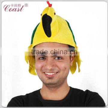 cheap funny animal parrot shaped hat