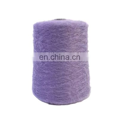 China 100% mohair yarn Zhongyu factory made hand knitting sweater cloth warm fancy imitate mohair yarn