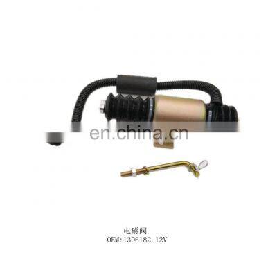 1306182 Excavator solenoid valve for electric parts  fuel Shut Off /stop Solenoid valve