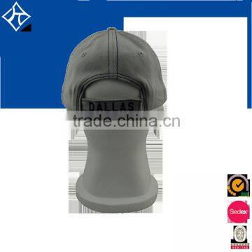 Custom Heavy Brush 100% Cotton Head Baseball Cap Manufacture photo-4