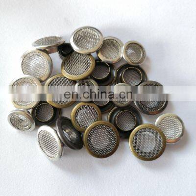 Garment shoes leather 25mm custom size metal grommets round brass mesh eyelets