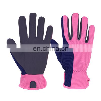 HANDLANDY pink china factory gloves nubuck Gardening gloves work,cheap working gloves for women girls