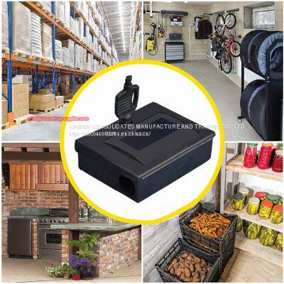 Plastic Mouse Locking Bait Station Rat Rodent Trap Control With Key photo-2