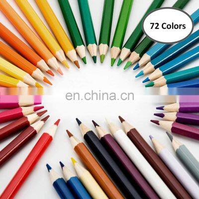 72 Colored Pencils Professional Set,Oil Based,Crayons With Metal Box for Kids School Supplies photo-2