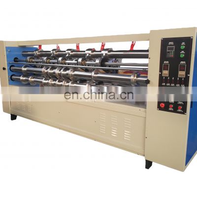 semi automatic thin blade slitter scorer machine slitter cardboard machine