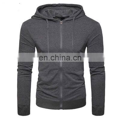 Wholesale Large Size Logo Men's/Women's Spring and Autumn Long Sleeve Hooded Cardigan Jacket Jogging Suit photo-4