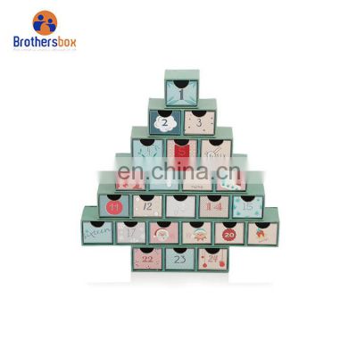 Wholesale China Christmas advent calendar packaging box