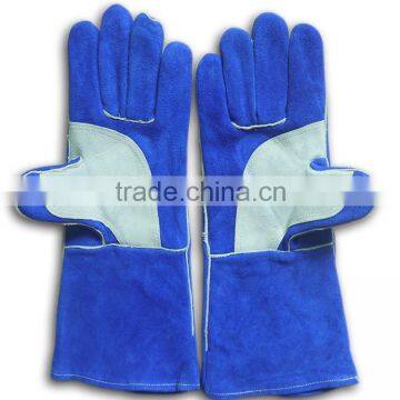 reinforcemet the palm safety leather hand welding gloves for hand protection