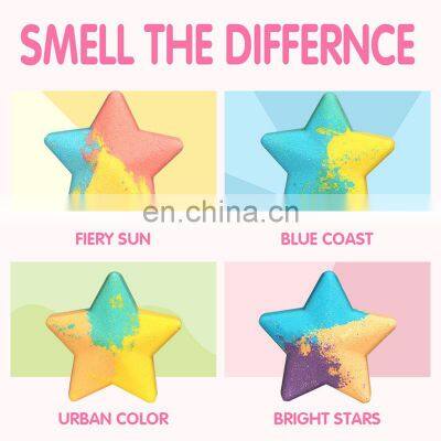 High Productivity New Star Shaped Colorful Oil Aroma Custom Shower Steamers Organic photo-2