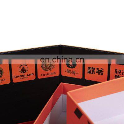 Multi 4 Layer High-end Multifunctional Paper Shelf Box Lid Closed Facial Mask Container Box Large Volume Packaging